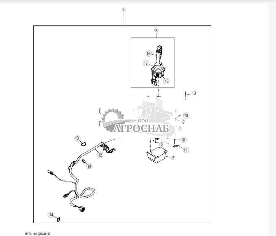 Single Axis Levers to Multi Axis Lever with Auxiliary Kit 